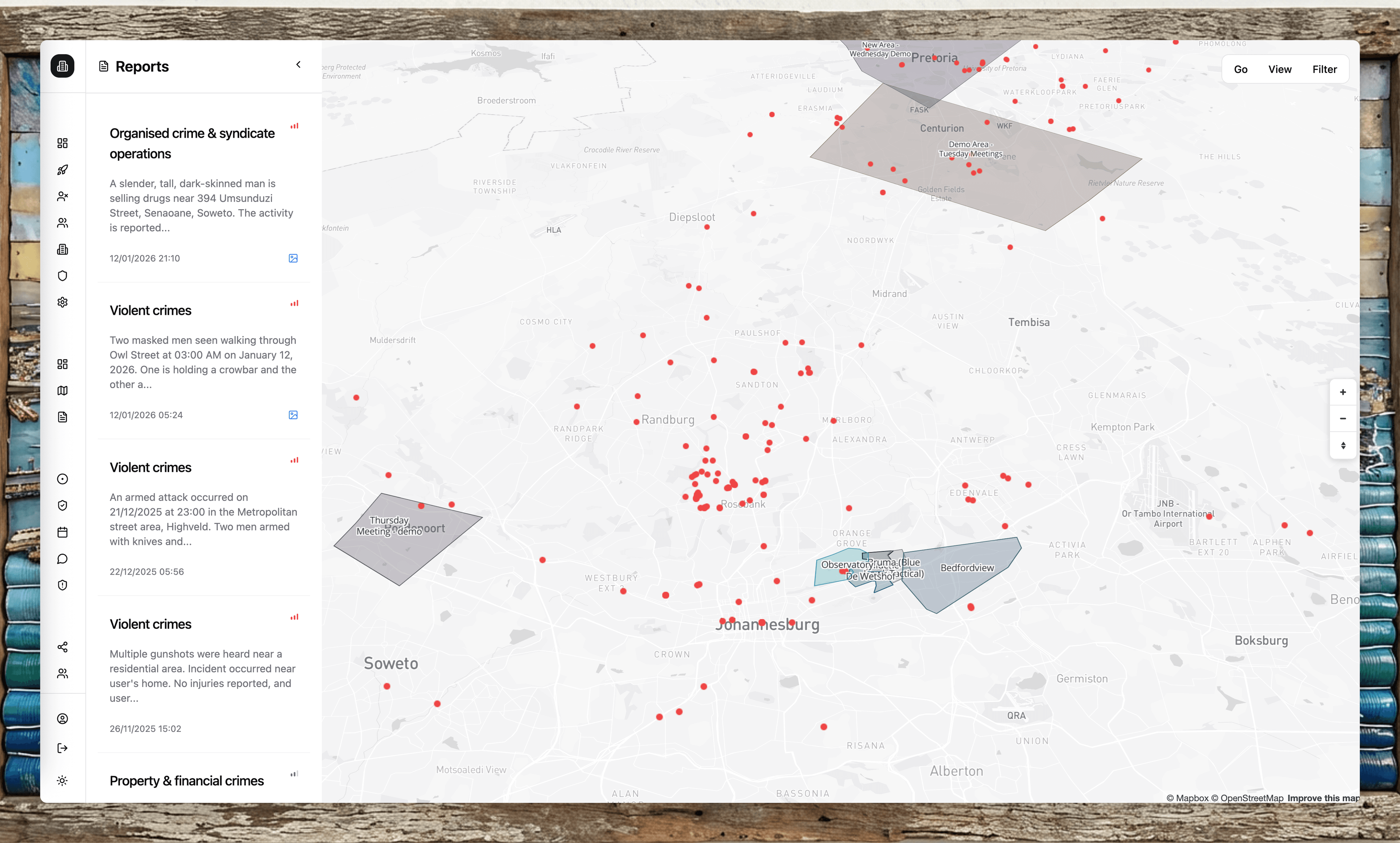 Survey response map